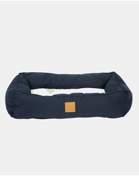 Mog & Bone - Bolster Dog Bed - Navy