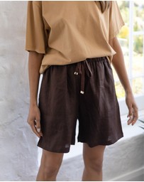 CAMIXA - Panthea Linen Shorts