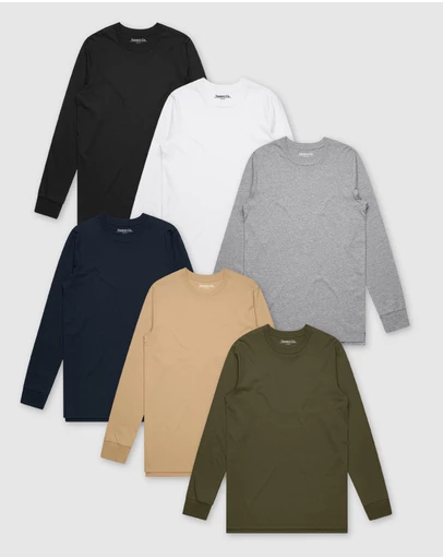 Vacancy Co - 6-Pack Vacant Long Sleeve Tee