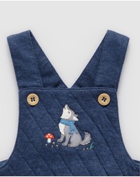 Purebaby - Quilted Overall -Kids-Babies