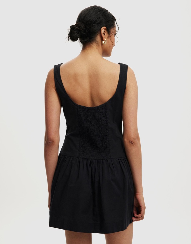 Cotton On - Mikki Drop Hem Mini Dress