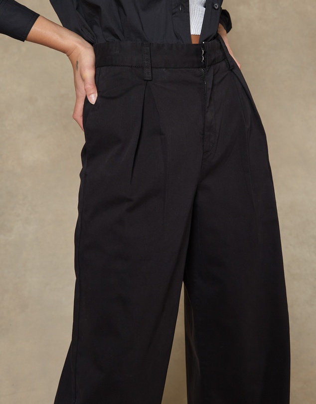 DRICOPER DENIM - Maya Black Wide Leg Pants
