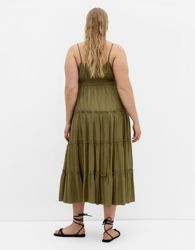 City Chic - Aiza Tier Maxi Dress
