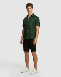 yd. - Lewis Pure Linen Shirt