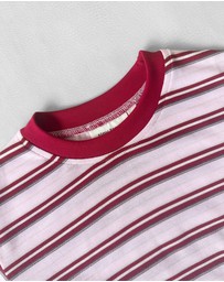 Tiny Trove - Mattie Stripe Cotton Bodysuit - Babies