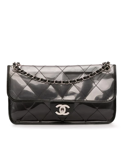 Pre-Loved by Azura Reborn - Pre-Loved Stitched PVC and Calfskin Naked Flap