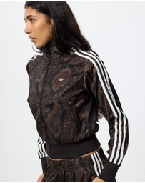 adidas Originals - Satin Snake Print Classic Firebird Track Jacket - ICONIC EXCLUSIVE