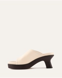 Jo Mercer - Palm Mid Heel Sandals