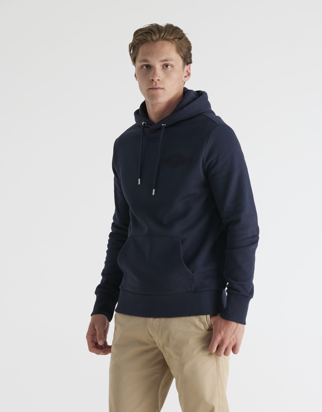 Gant - Tonal Shield Hoodie