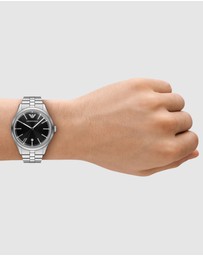 Emporio Armani - Silver Tone Analogue Watch