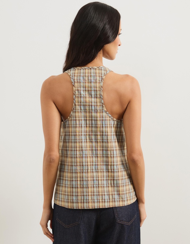 Atmos&Here - Faye Scoop Gathered Neck Tank
