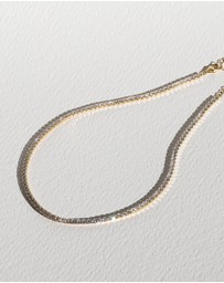 SAINT VALENTINE - Aspen Tennis Necklace - Gold