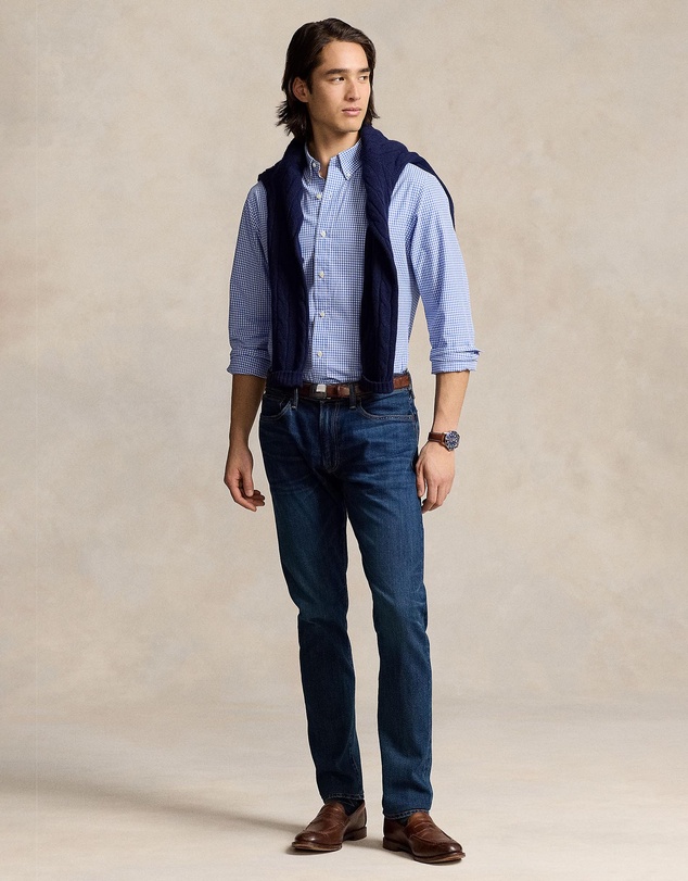 Polo Ralph Lauren - Custom Fit Stretch Poplin Shirt - ICONIC EXCLUSIVE