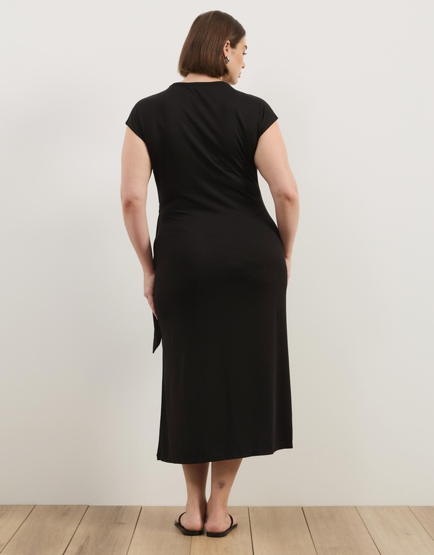 Atmos&Here Curvy - Lottie Side Tie Midi Dress