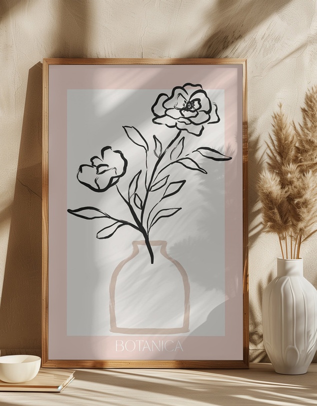 Olive et Oriel - Botanica No02 by Treechild Art Print