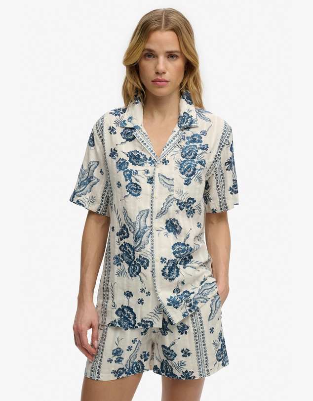 Superdry - Beach Printed Short Sleeve Shirt