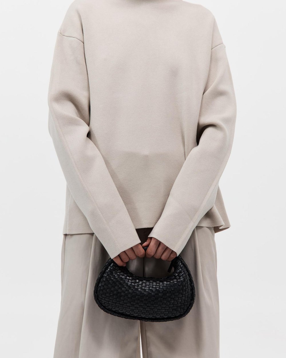 Lattice Weave Mini Bon Bon Bag by St. Agni Online | THE ICONIC 