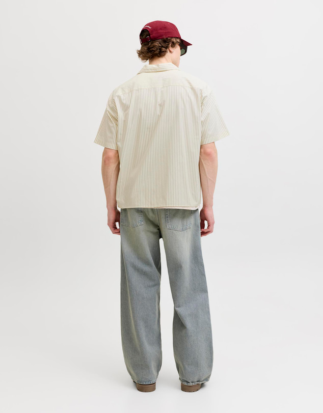 Jack & Jones - Menton Poplin Stripe Resort SS Shirt