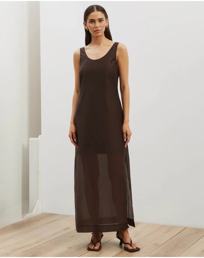 Atmos&Here - Tammy Organza Maxi Dress
