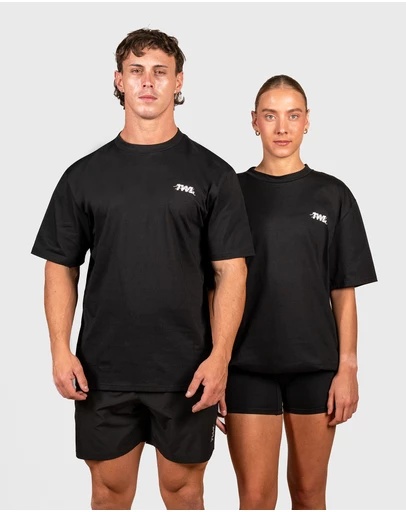 TWL - Oversized T-Shirt Eat Pasta Run Fasta V2