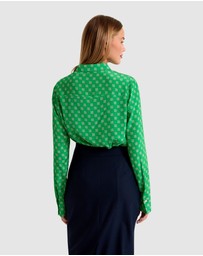 Oxford - Poppy Dot Print Blouse