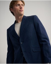 Oxford - Blake Wool Blend Peak Lapel Blazer