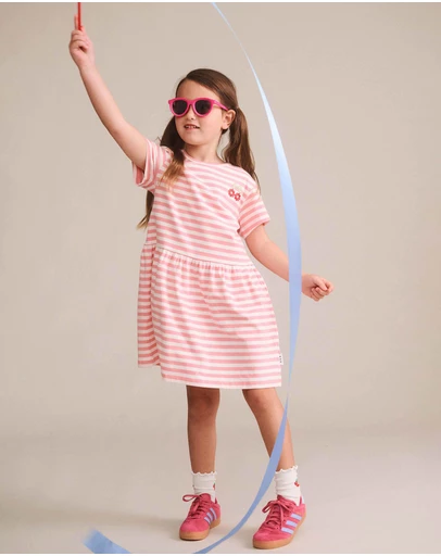 Huxbaby - Tropical Twin Flower Dress - Babies-Teens