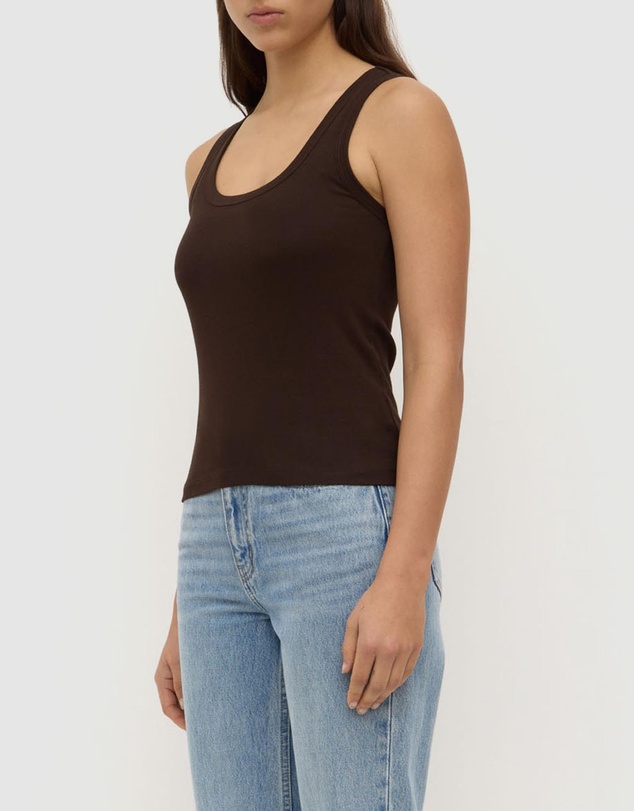 Assembly Label - Robyn Scoop Neck Rib Tank