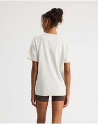 Upstate - Thrive Tee - Ivory College Script