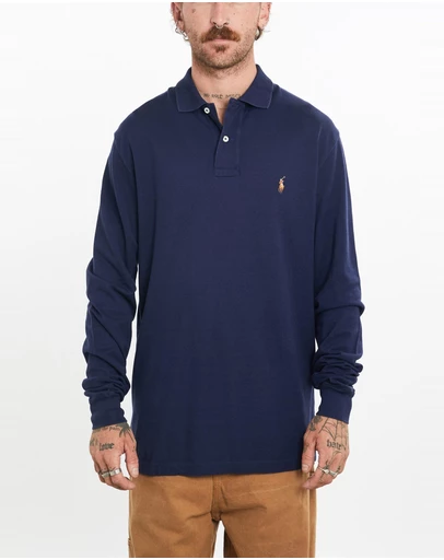 Vintage by The Real Deal - Pre Loved - Vintage 90s Polo Ralph Lauren Long Sleeve Polo Shirt