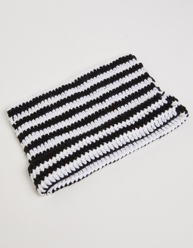 Insight - Y2K Striped Ear Beanie