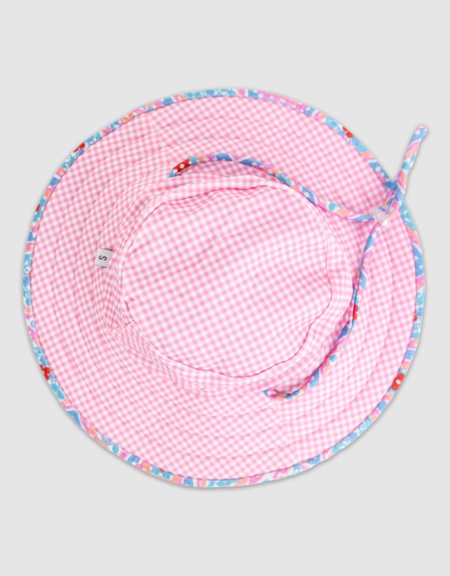 Tyoub - Tyoub Ruffle Sun Hat Petal Patchwork
