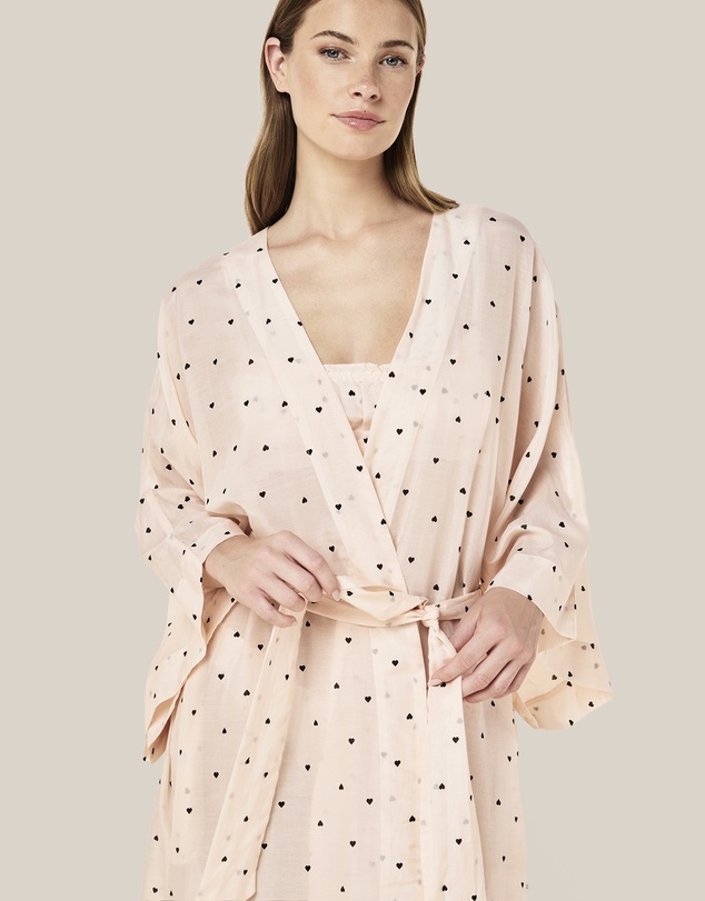Papinelle - Hearts Maxi Kimono Robe