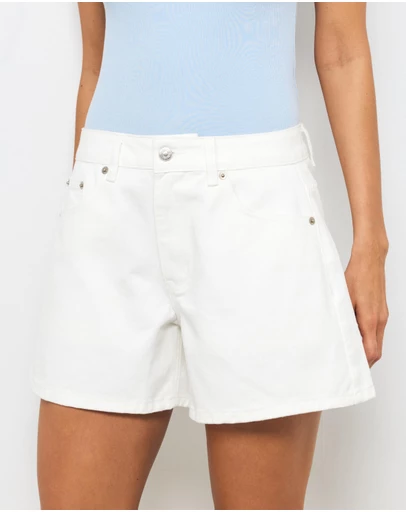 AERE - Liv Mid Rise Relaxed Shorts