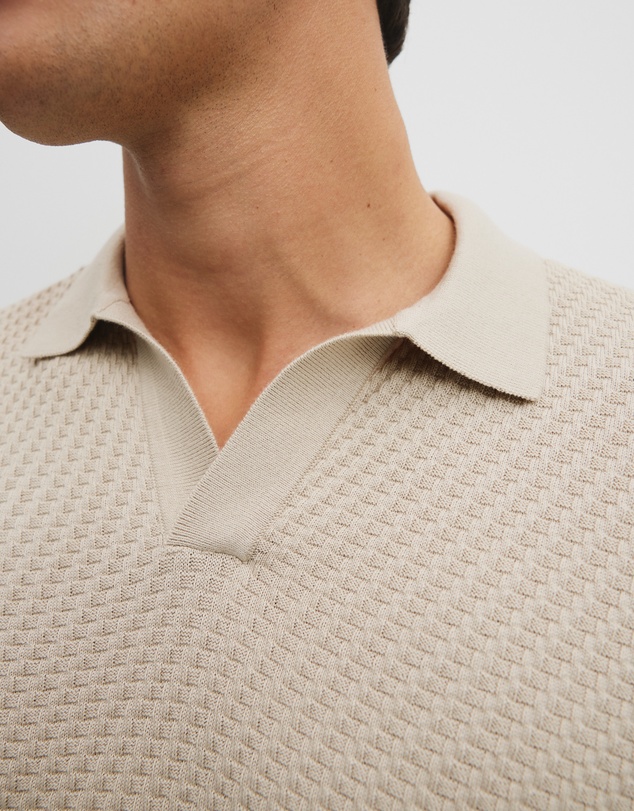 Country Road - Australian Cotton Basket Knit Polo