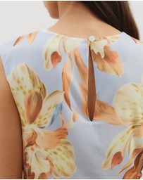 Atmos&Here - Priya Sleeveless Mesh Maxi Dress