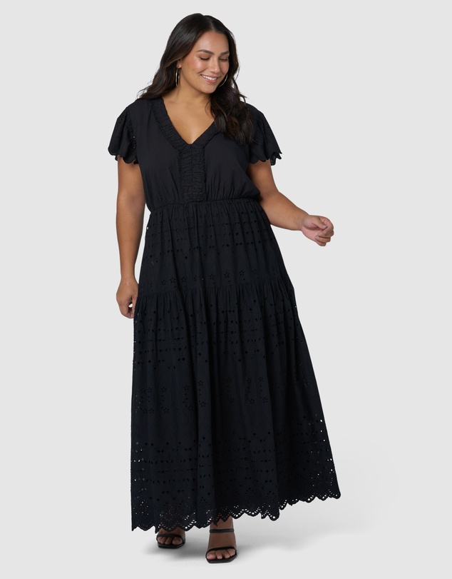 Indigo Tonic - Allegra Broderie Maxi Dress