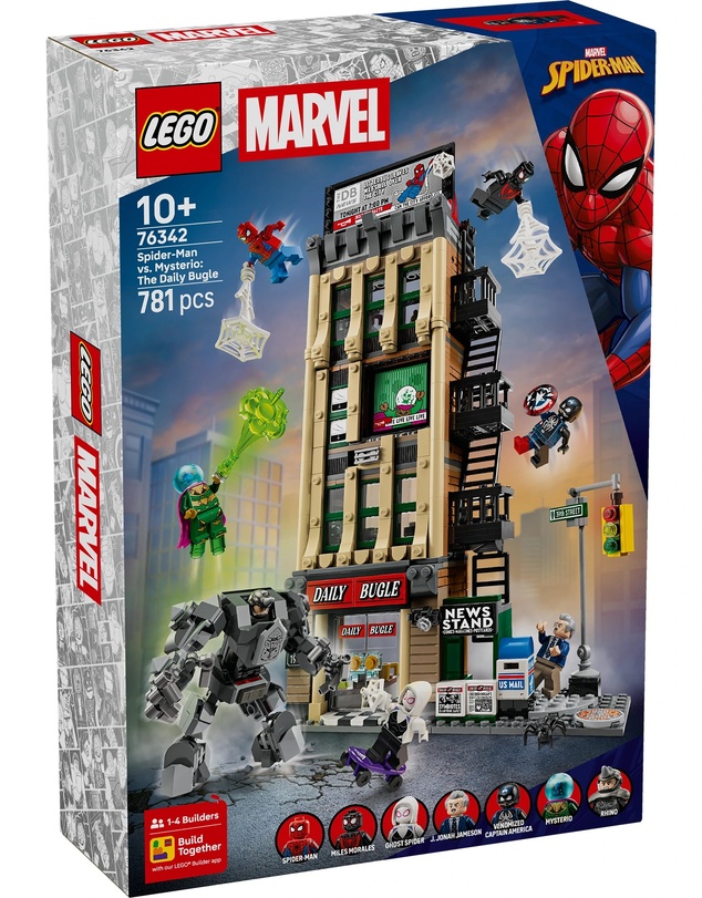 LEGO - 76342 Spiderman vs Mysterio The Daily Bugle