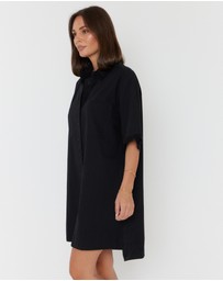 ALEXANDRA - Violet Dress Black