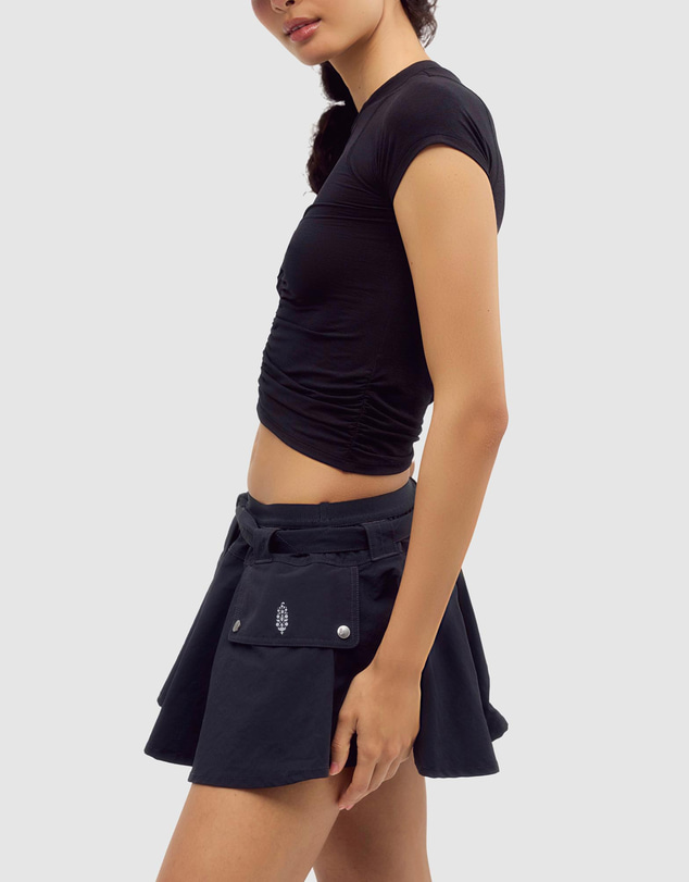 FP Movement by Free People - Tempo Ruched Short Sleeve Tee