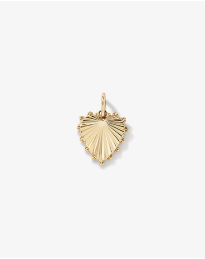 Michael Hill - Sunray Love Heart Pendant in 10kt Yellow Gold