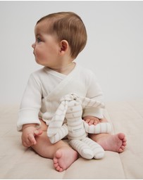 Country Road - Organically Grown Cotton Stripe Rib Bunny