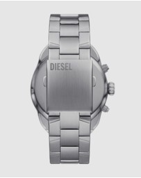 Diesel - Spiked Silver Tone Chronograph Watch