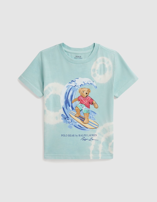 Polo Ralph Lauren - Tie-Dye Polo Bear Cotton Tee - Babies-Kids