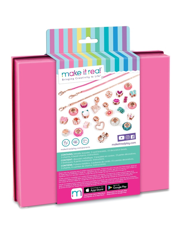 Make It Real - Halo Charms Bracelets Think Pink