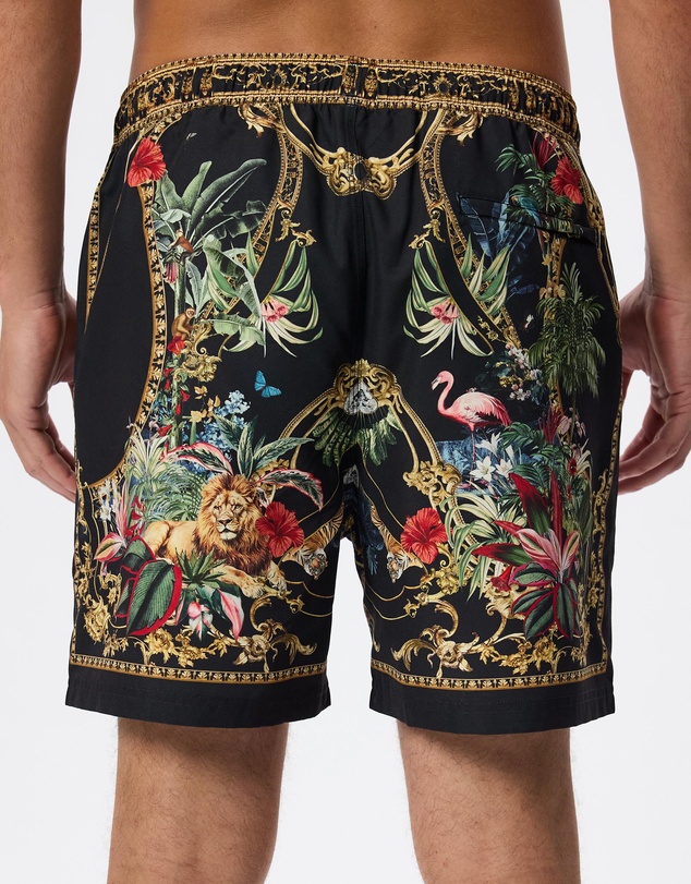 Camilla - Mid Length Boardshorts With Elastic Waist