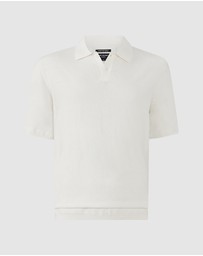 Van Heusen - Cotton Silk Knitted Polo