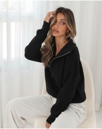 Esther & Co - Merete Knit - Black