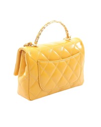 Pre-Loved by Azura Reborn - Pre-Loved CC Quilted Lambskin Top Handle Flap