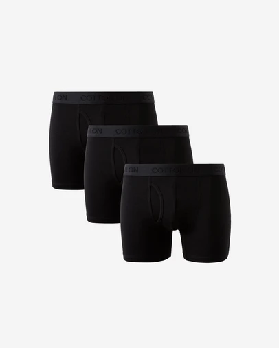 Cotton On - 3 Pack Mens Organic Cotton Boxer Brief
